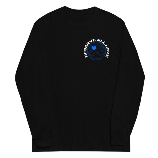 Reserve All Love Blue Long Sleeve Shirt