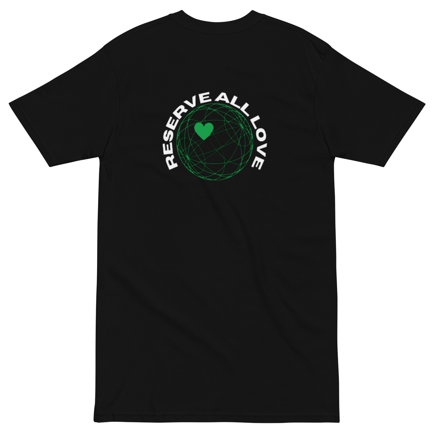 Reserve All Love Black and Green Tee