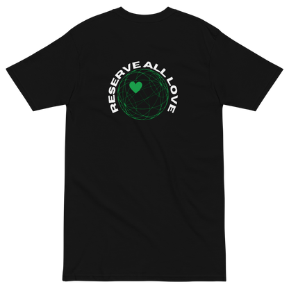 Reserve All Love Black and Green Tee