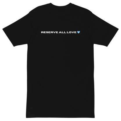 Reserve All Love Black and Light Blue Tee