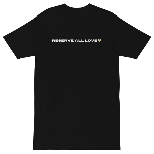 Reserve All Love Black and Beige Tee