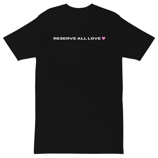 Reserve All Love Black and Pink Tee