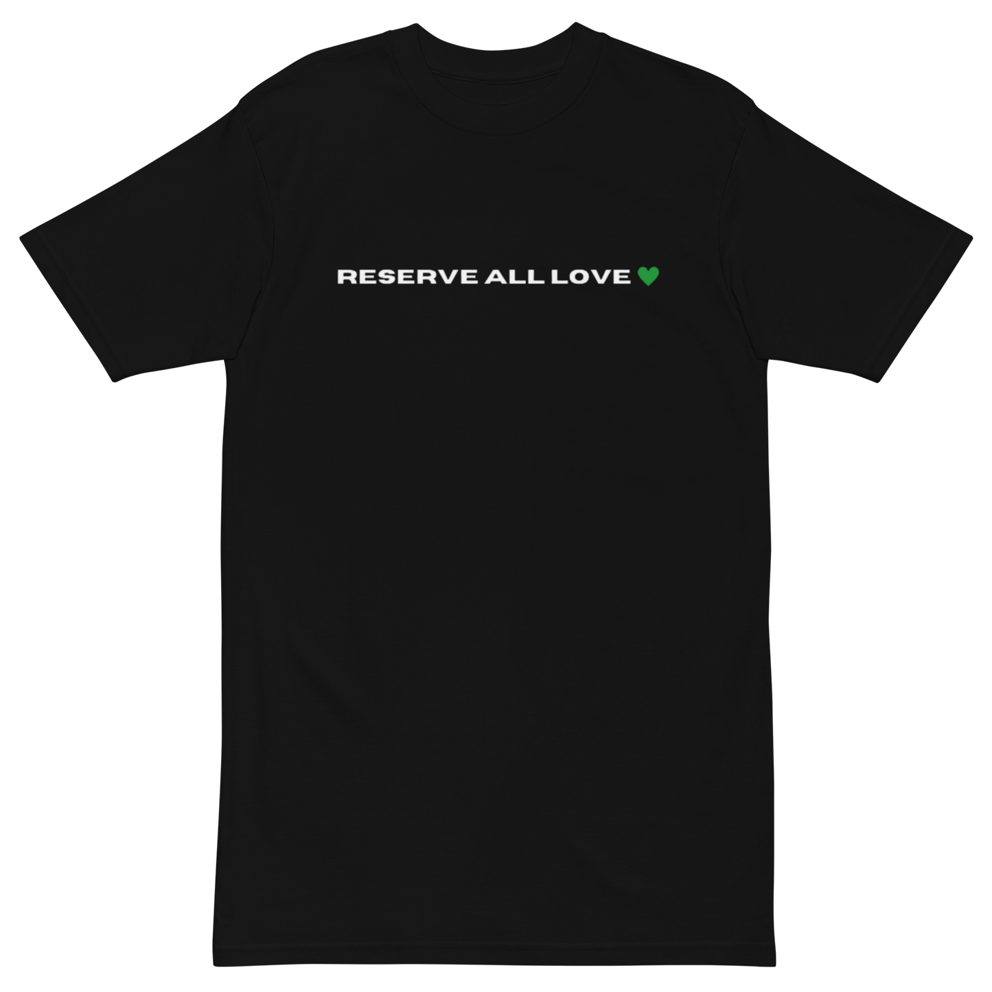 Reserve All Love Black and Green Tee