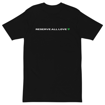 Reserve All Love Black and Green Tee