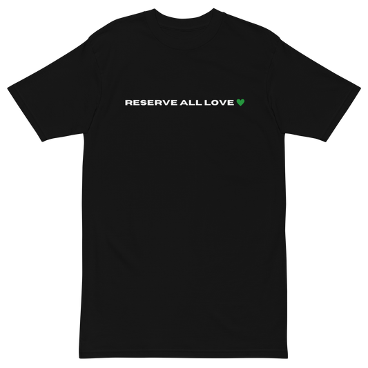 Reserve All Love Black and Green Tee