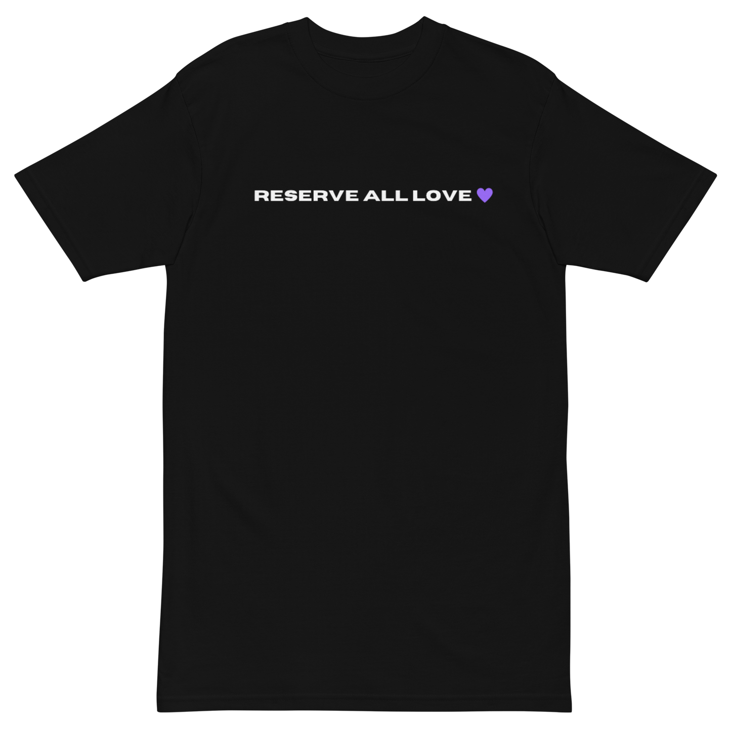 Reserve All Love Black and Purple Tee