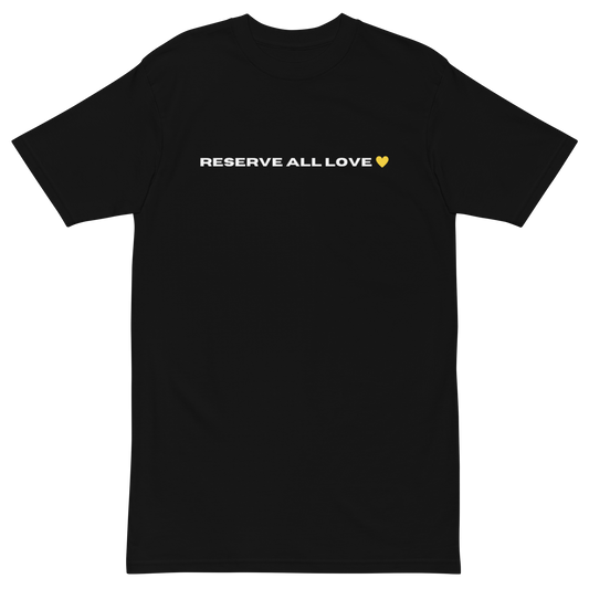 Reserve All Love Black and Yellow Tee