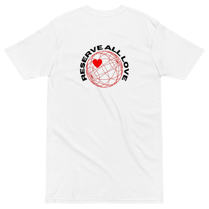 Reserve All Love White and Red Tee