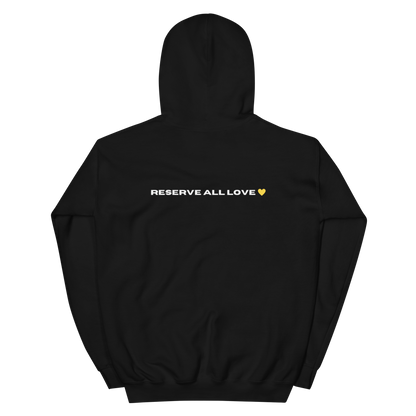 Reserve All Love Black and Yellow Hoodie