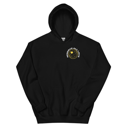 Reserve All Love Black and Yellow Hoodie