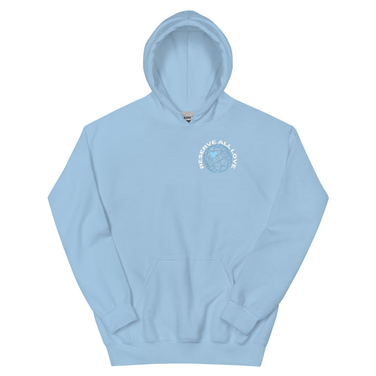 Reserve All Love Light Blue Hoodie