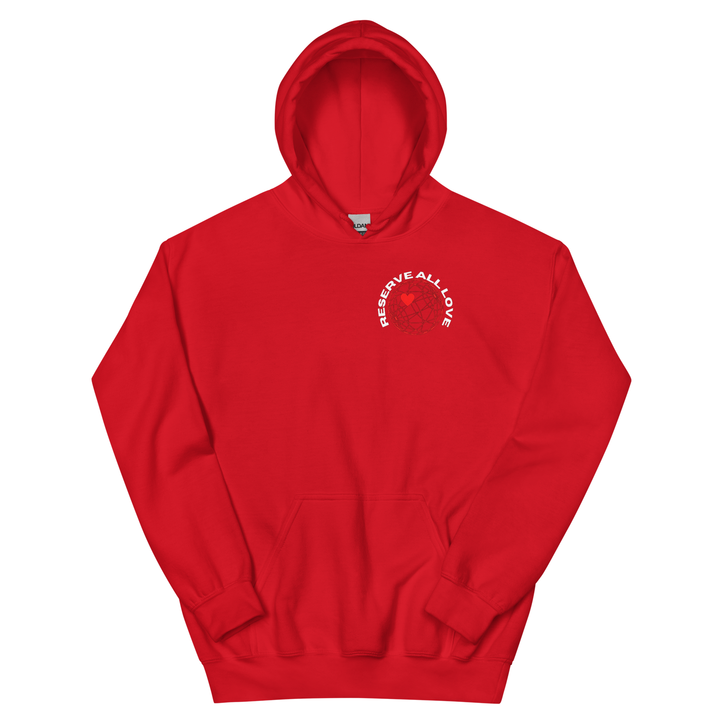 Reserve All Love Red Hoodie
